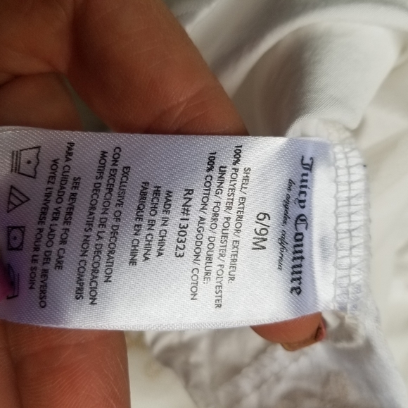 Juicy Couture Baby White Party Dress - Picture 7 of 8